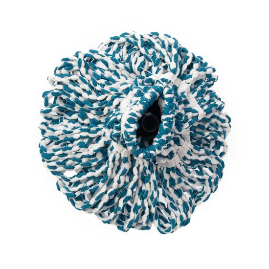 Насадка на швабру You'll Love Twist Class микрофибра 40x20 см цвет зеленый/белый