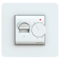Терморегулятор механический для теплого пола Welrok MEX белый