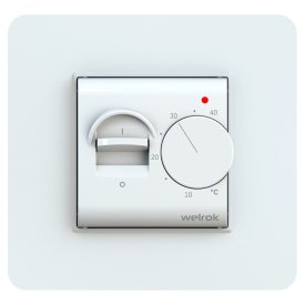 Терморегулятор механический для теплого пола Welrok MEX белый