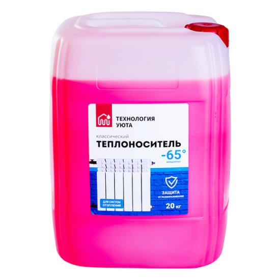 Теплоноситель ТЕХНОЛОГИЯ УЮТА -65 этиленгликоль  20кг