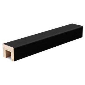 Рейка декоративная PW 3240 Чёрный матовый 2800х40х32мм МДФ
