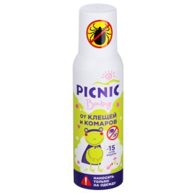 Аэрозоль PICNIC Baby от клещей и комаров 125мл