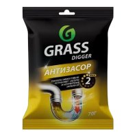 Средство чистящее GRASS Digger для удаления засоров в трубах гранулы 70г