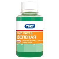 Паста колеровочная ТЕКС зеленая (14) 0,1л, арт.700000959
