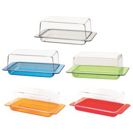 Масленка COSMOPLAST 19x10x7см пластик в асс-те