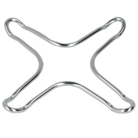 Набор подставок для газовой плиты METALTEX 2шт хромированная сталь