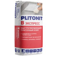 Клей плиточный PLITONIT B Экспресс быстротвердеющий 25кг