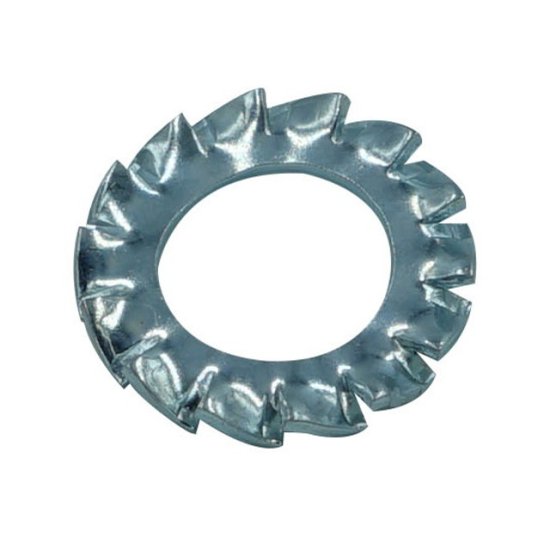 Шайба стопорная DIN6798А с наружными зубьями М5 16шт