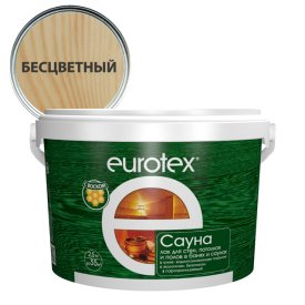 Лак для сауны EUROTEX 2,5кг, арт.80199