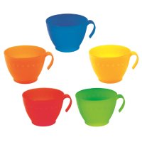 Чашка COSMOPLAST Оазис 300мл пластик в ассортименте