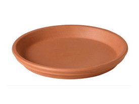 Поддон керамический Idrorepellente d25см терракот