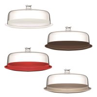 Тортовница COSMOPLAST Маргарита 25х13см пластик в асс-те