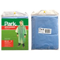 Дождевик-пончо PARK L 120x130см ПЕВА в асс-те