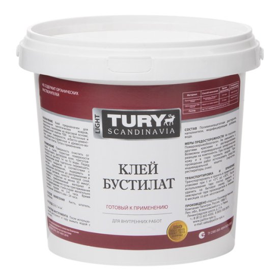 Клей бустилат TURY 1,3кг, арт.клей буст 1,3кг