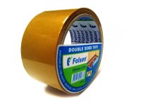 Лента клейкая двусторонняя FOLSEN ткань 50ммх5м, арт.03215505