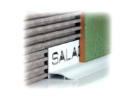 Профиль ПВХ SALAG для ванной подплиточный 1,85м белый 062101