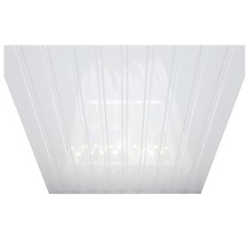 Потолок реечный MR.TEKTUM Classic 84R 2000х2000мм белый глянцевый