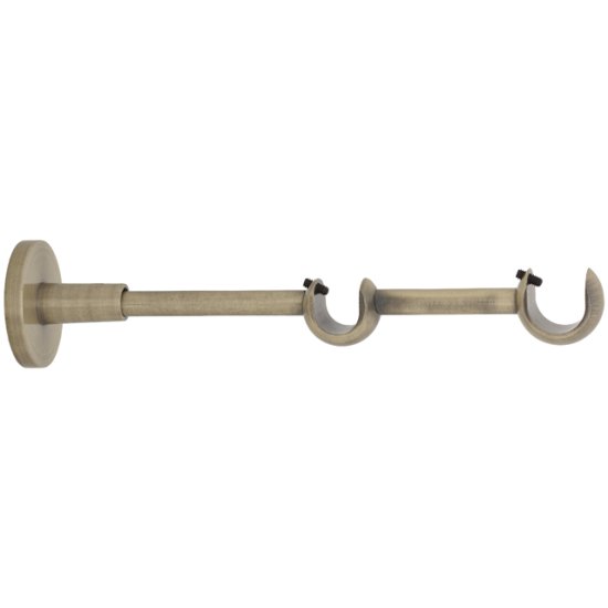 Кронштейн ARTTEX 20/16мм 2-рядный золото антик, арт.Д. 20/16.78.650