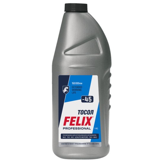 Жидкость охлаждающая Тосол -45 FELIX 1 кг