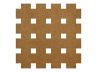 Панель ХДФ Ню Форм Квадро 10-20 695х1030х3 без отделки