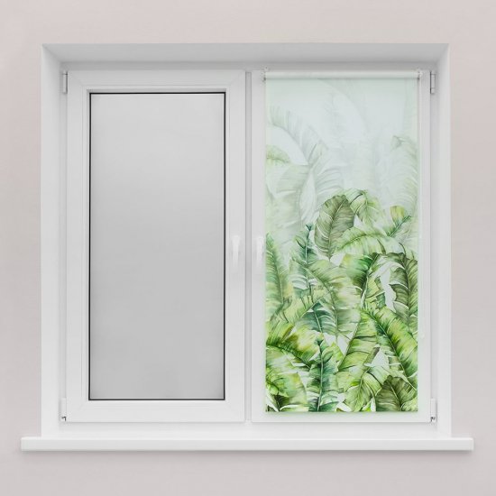 Рулонная штора 72,5х175 см Legrand Джунгли цветная