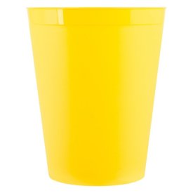 Стакан ПОЛИМЕРБЫТ 400мл пластик микс цвета