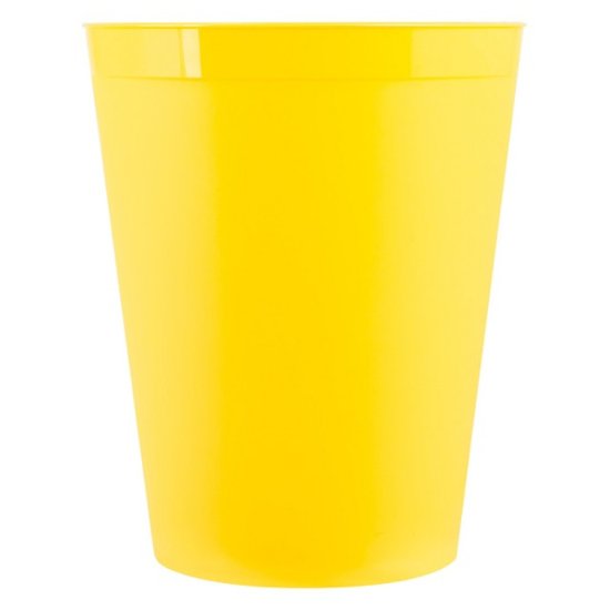 Стакан ПОЛИМЕРБЫТ 400мл пластик микс цвета
