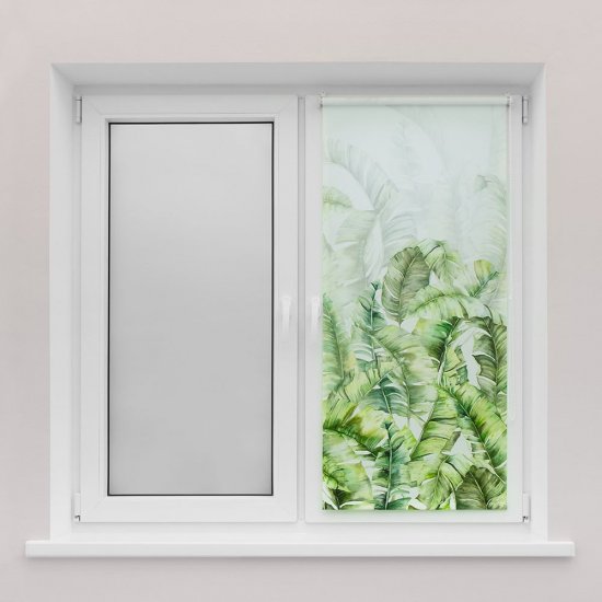 Рулонная штора 98х175 см Legrand Джунгли цветная