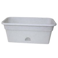 Ящик балконный с нижним поливом 40см пластик мрамор