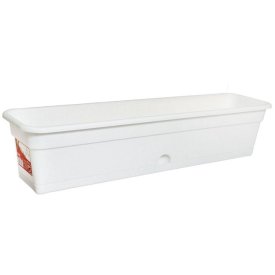 Ящик балконный с нижним поливом 80см пластик мрамор