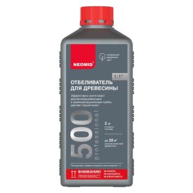 Отбеливатель для древесины NEOMID 500 концентрат 1кг, арт.Отбелив.500 1л