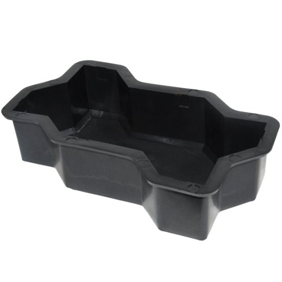 Форма для изготовления тротуарной плитки Волна с шагренью 21х10х6см