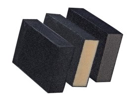 Губка шлифовальная TOOLBERG мелкая 100x70x25мм зерно 120, арт.2209001