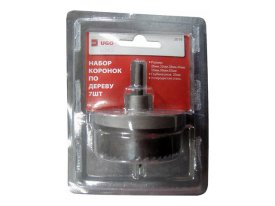 Набор коронок по дереву UGO LOKS 24-63мм 7шт
