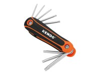 Набор ключей KENDO складные Torx 9-40мм 8 предметов
