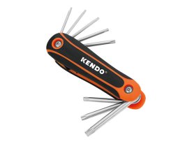 Набор ключей KENDO складные Torx 9-40мм 8 предметов