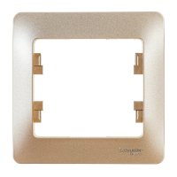 Рамка 1 пост SYSTEME ELECTRIC Glossa титан