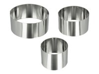Набор колец кулинарных METALTEX 3шт круглые 6/8/10см нерж.сталь