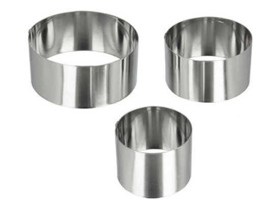 Набор колец кулинарных METALTEX 3шт круглые 6/8/10см нерж.сталь