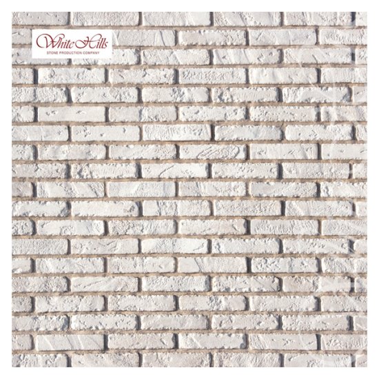 Плитка интерьерная гипсовая MONTE ALBA Йорк Брик белая