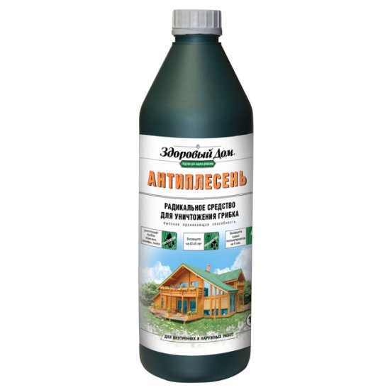 Средство деревозащитное ЗДОРОВЫЙ ДОМ от плесени 1кг, арт.0007089