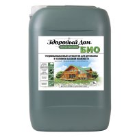 Средство деревозащитное ЗДОРОВЫЙ ДОМ Био желто-зеленое 9кг, арт.0007094