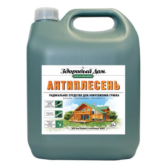 Средство деревозащитное ЗДОРОВЫЙ ДОМ от плесени 3,5кг, арт.0007090