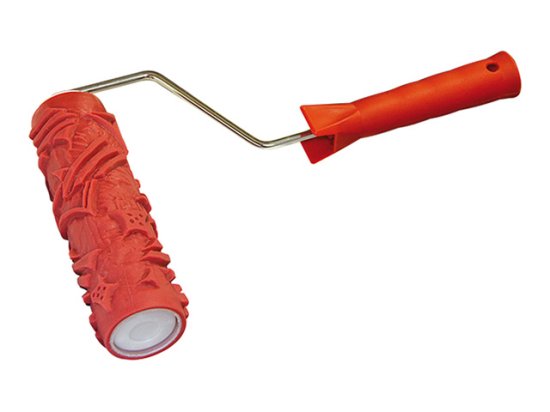 Валик с ручкой TOOLBERG фактурный ландшафт резина 180мм, арт.0309256