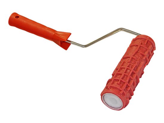 Валик с ручкой TOOLBERG фактурный плетень резина 180мм, арт.0309261