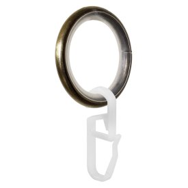Кольцо D25 Ост с крючком бронза 10шт, арт.26.22ТО.0670