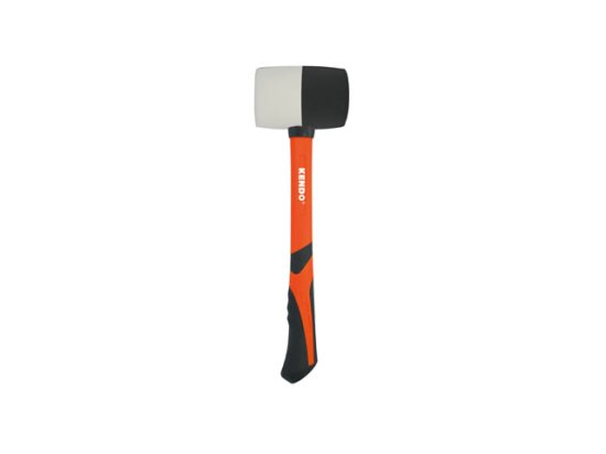 Киянка резиновая KENDO 450г фибергласовая рукоятка