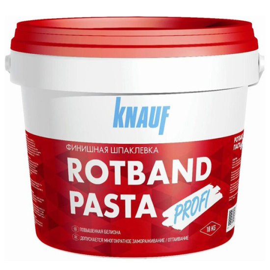 Шпаклевка готовая KNAUF Ротбанд Паста Профи 18кг, арт.тов-156116