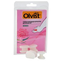 Вкладыши-корректоры OLVIST для пальцев ног гелевые