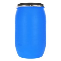 Бочка 127л полиэтиленовая с крышкой и хомутом